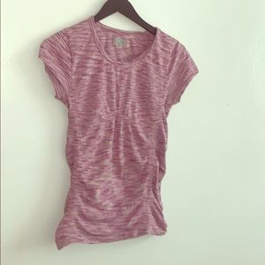Athleta long waisted fitted work out shirt